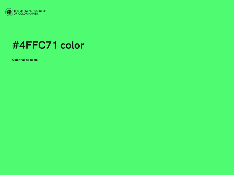#4FFC71 color image