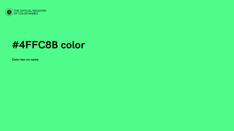 #4FFC8B color image