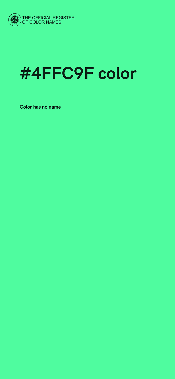 #4FFC9F color image