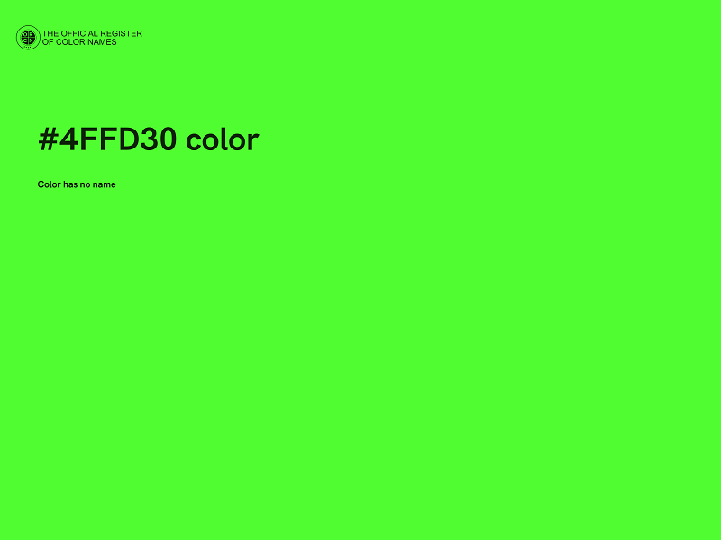 #4FFD30 color image
