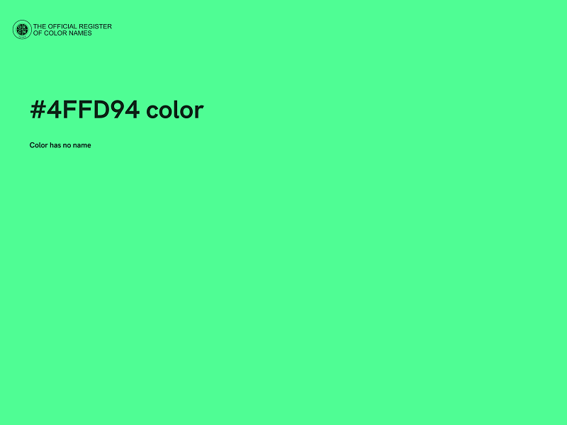 #4FFD94 color image