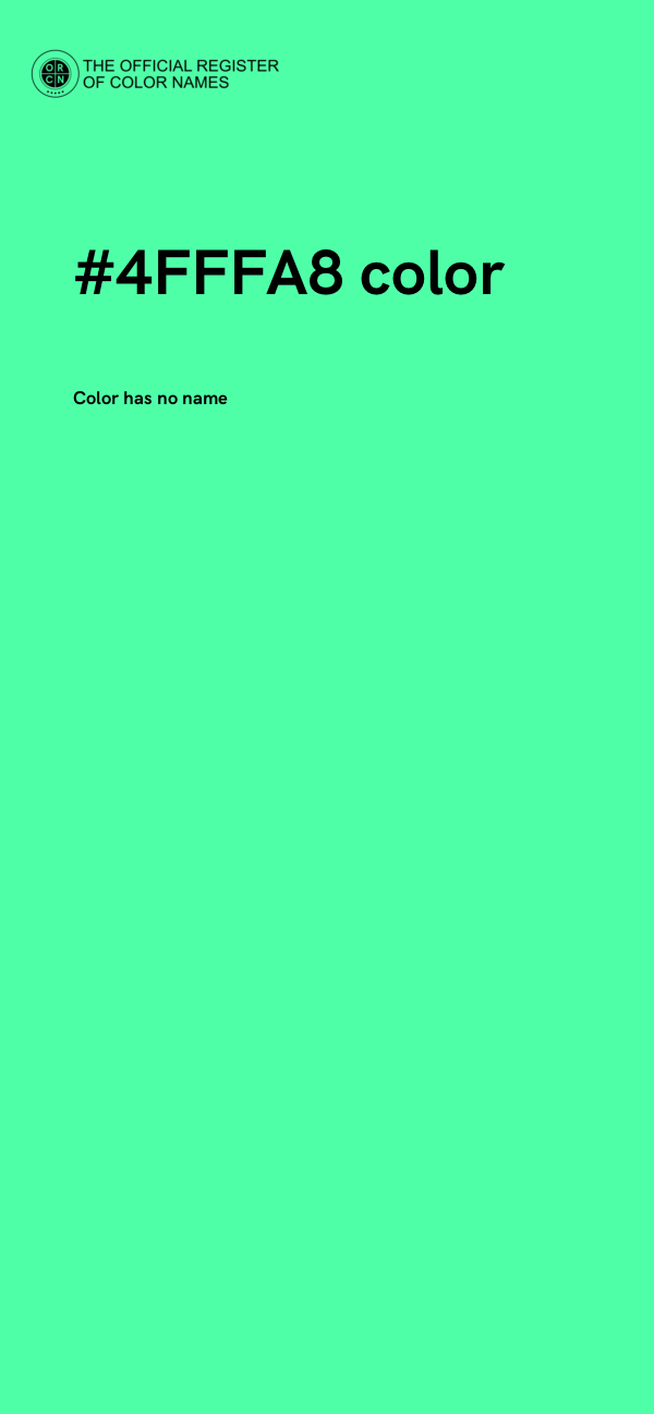 #4FFFA8 color image