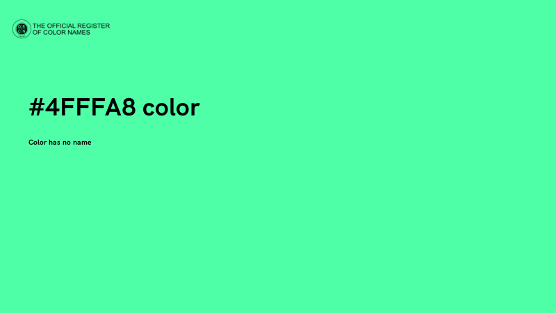 #4FFFA8 color image