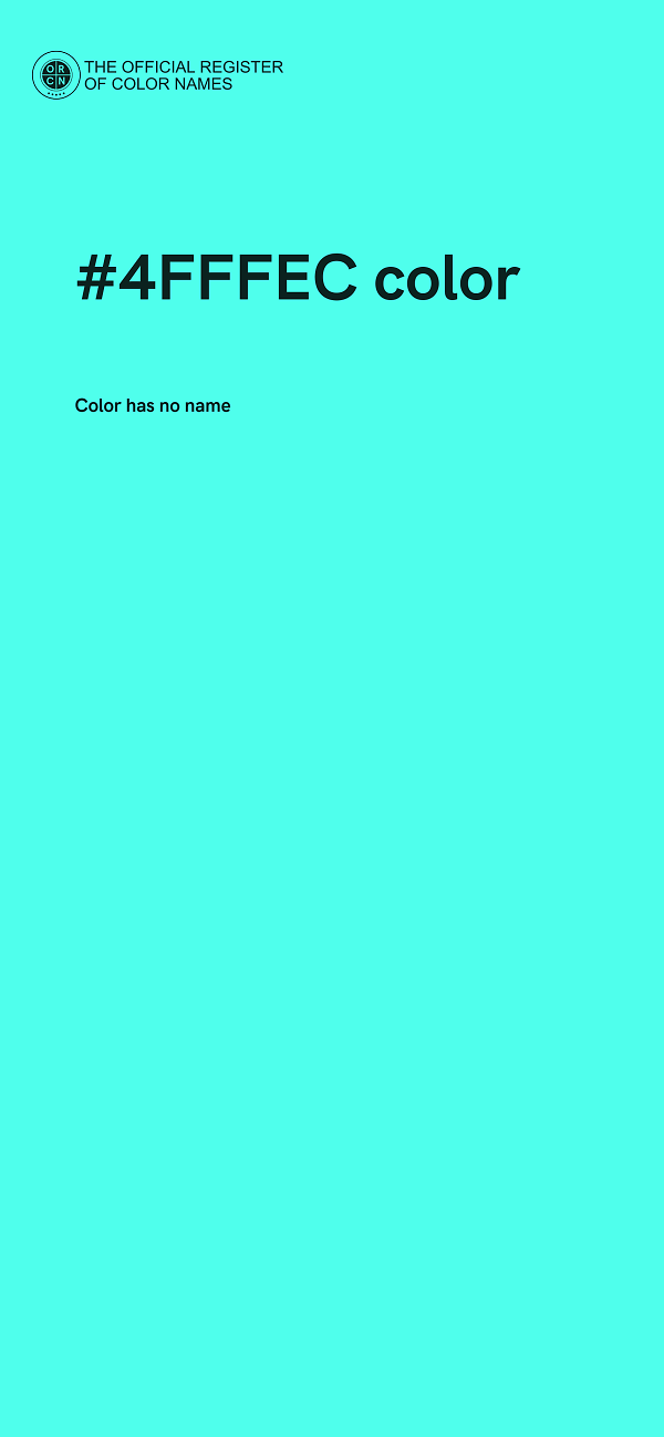 #4FFFEC color image