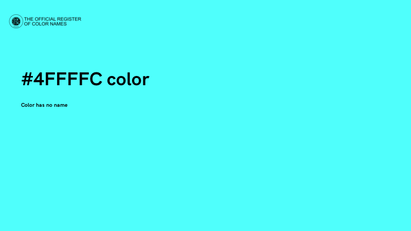 #4FFFFC color image