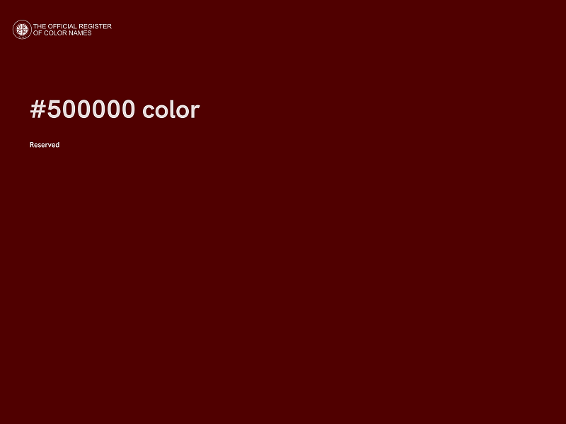 #500000 color image