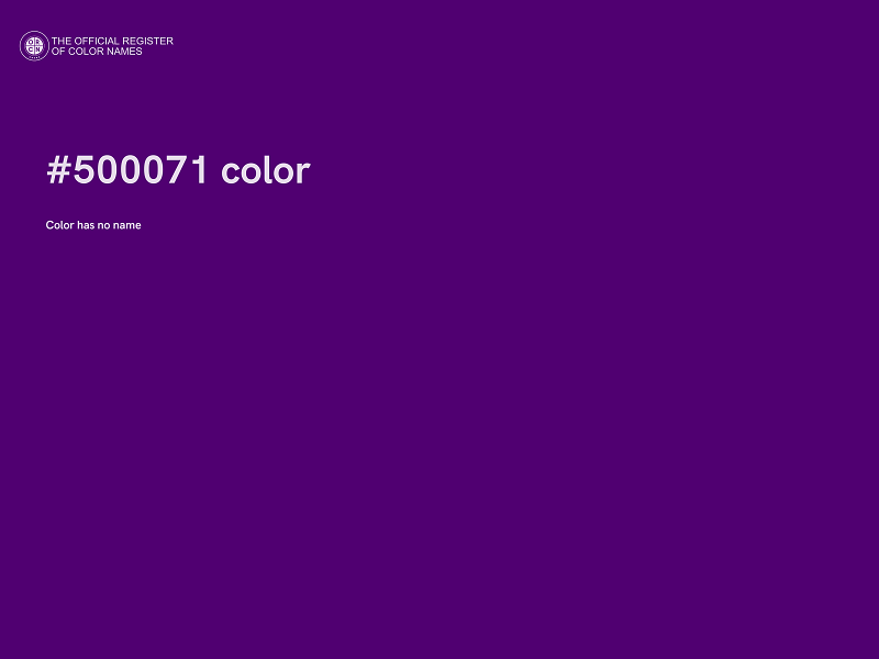 #500071 color image