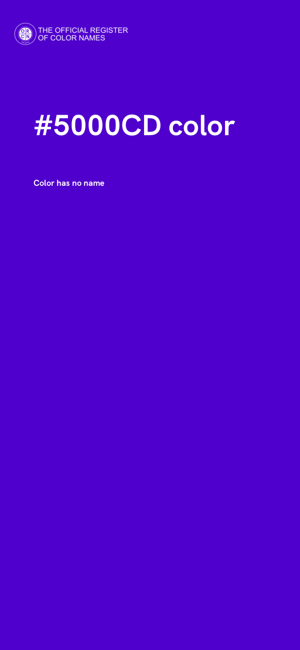 #5000CD color image