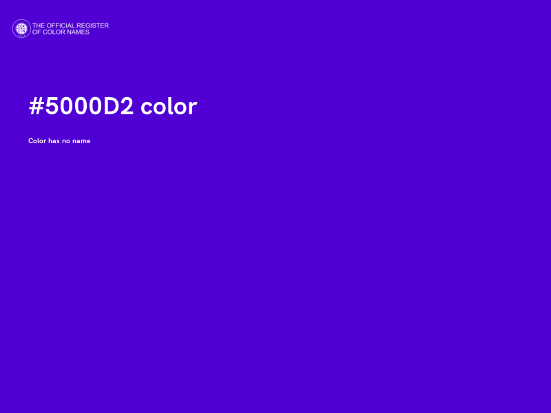 #5000D2 color image