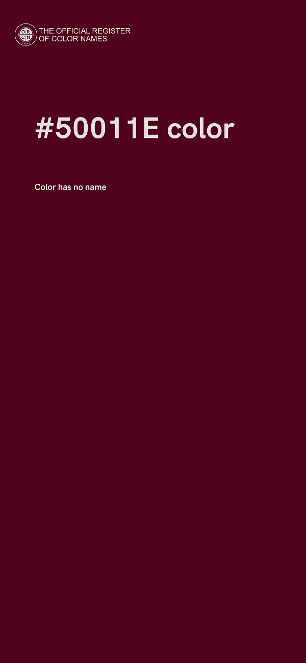#50011E color image