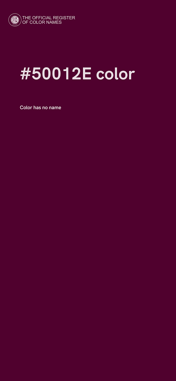 #50012E color image