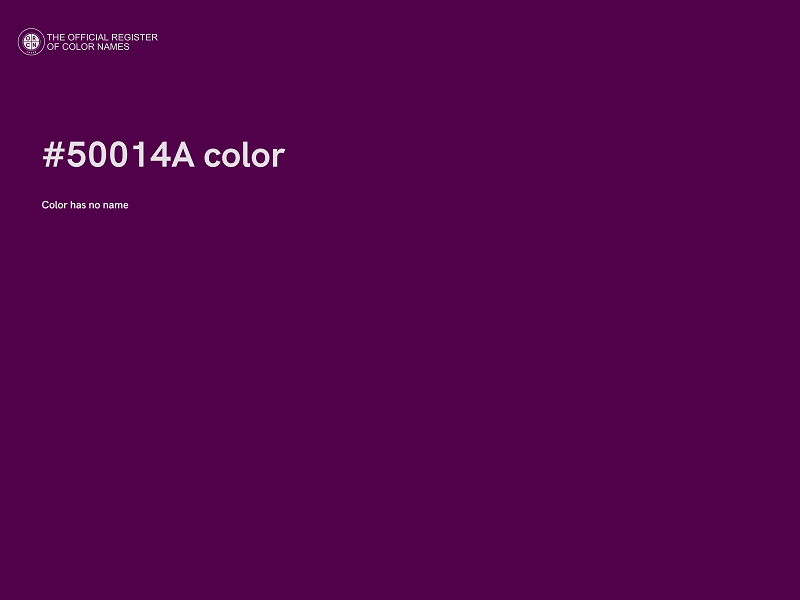 #50014A color image