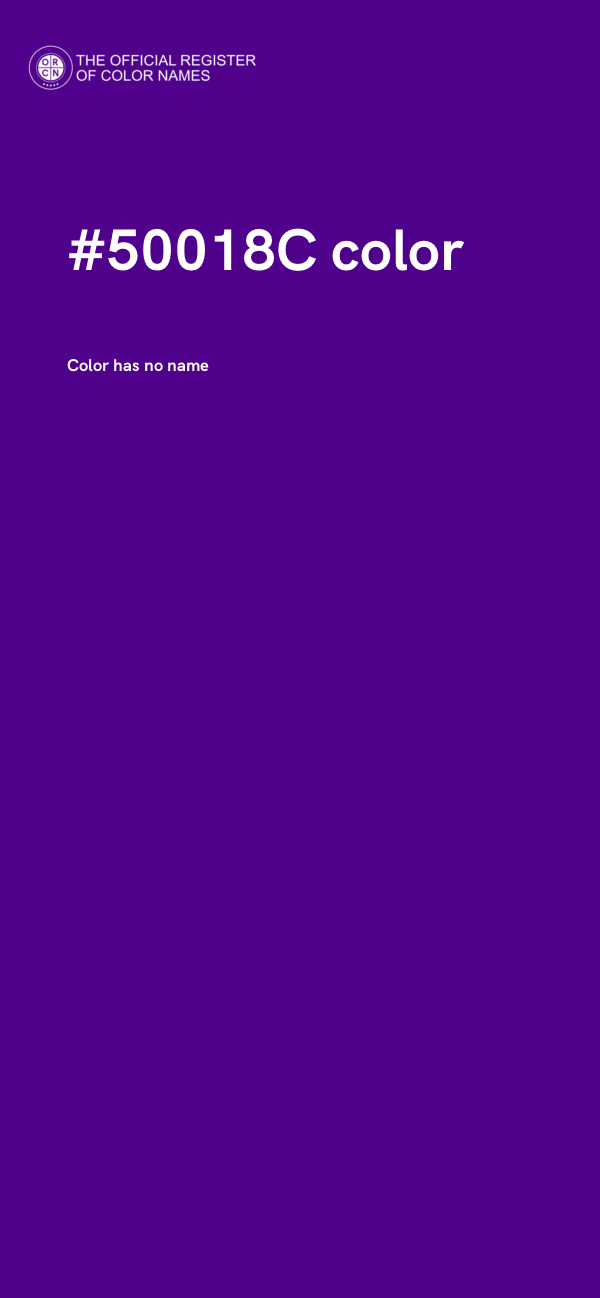 #50018C color image