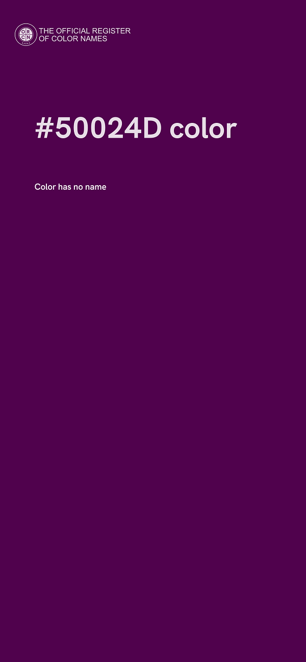 #50024D color image
