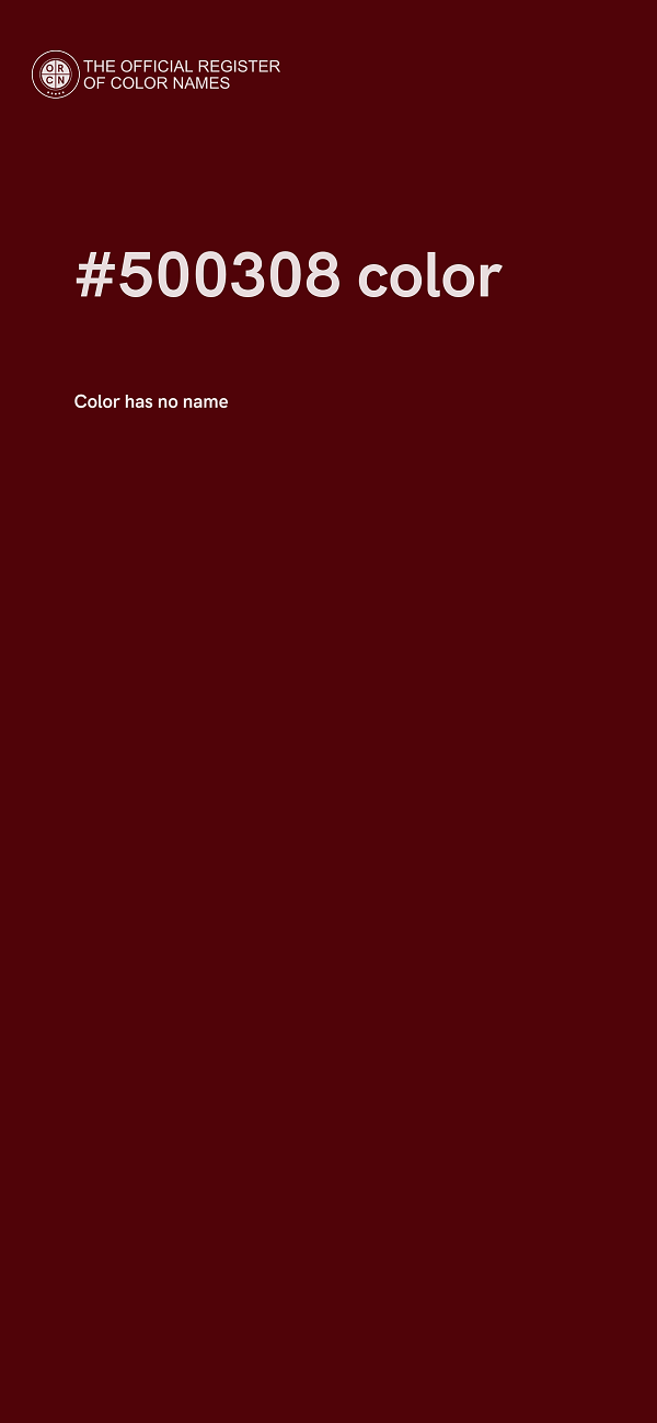 #500308 color image