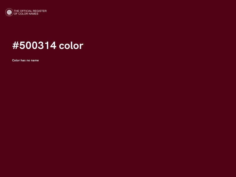 #500314 color image