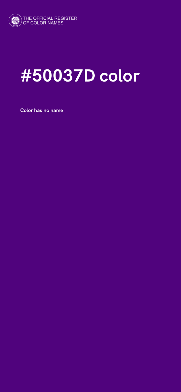 #50037D color image