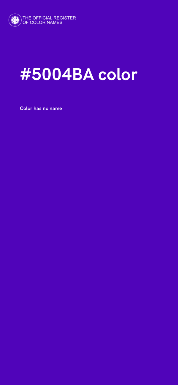#5004BA color image
