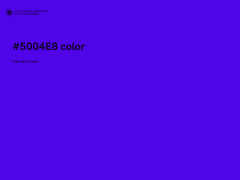 #5004E8 color image