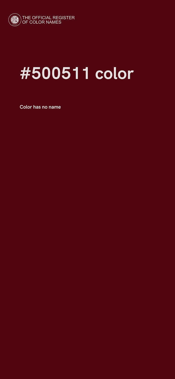 #500511 color image