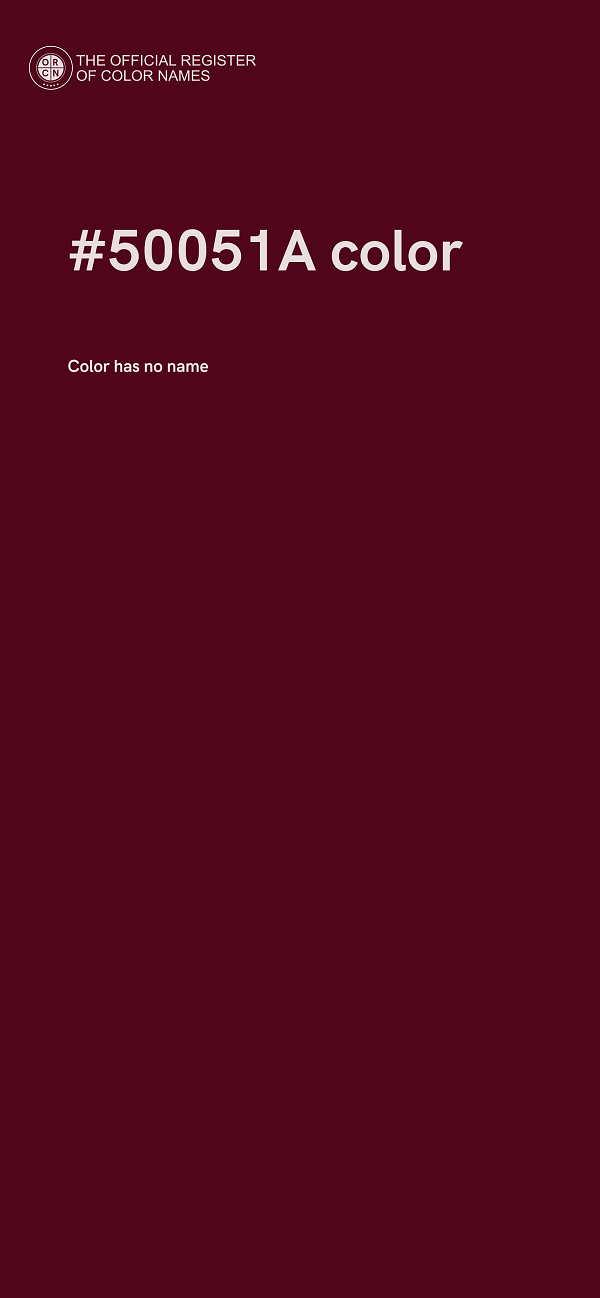 #50051A color image