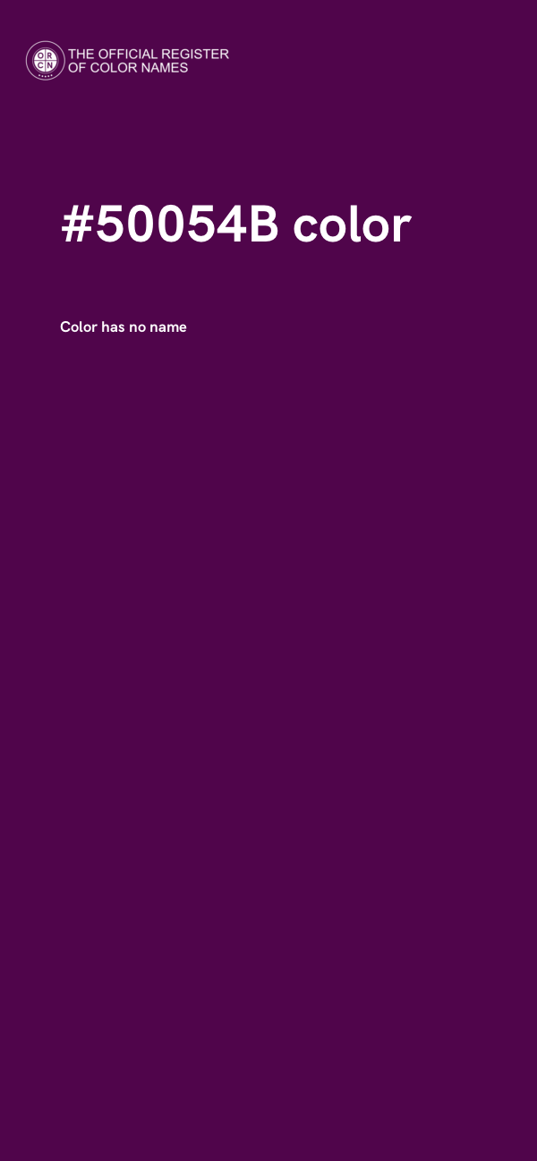 #50054B color image