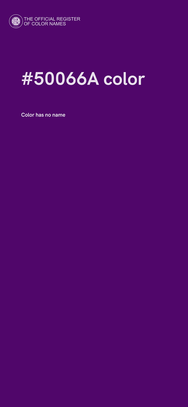 #50066A color image