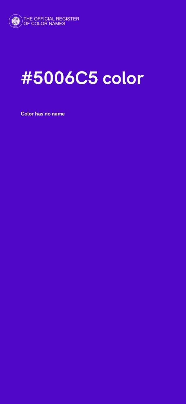 #5006C5 color image