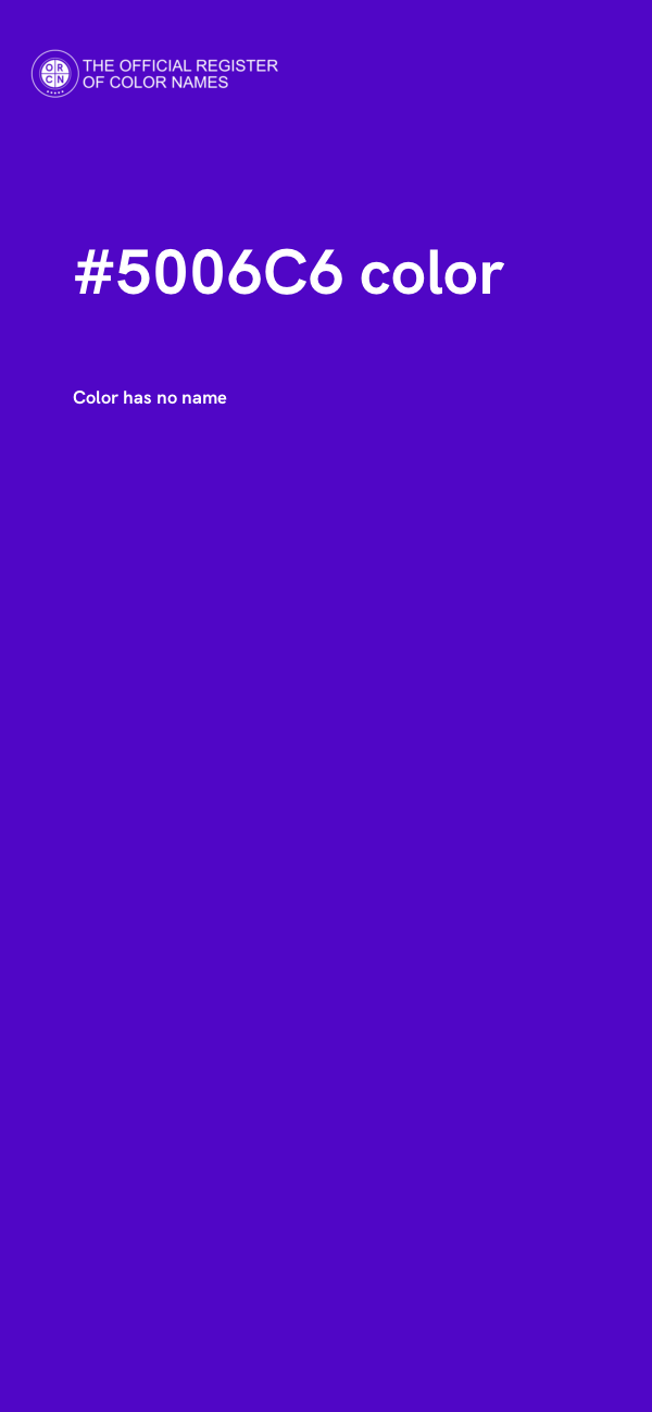#5006C6 color image