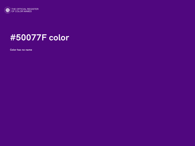 #50077F color image