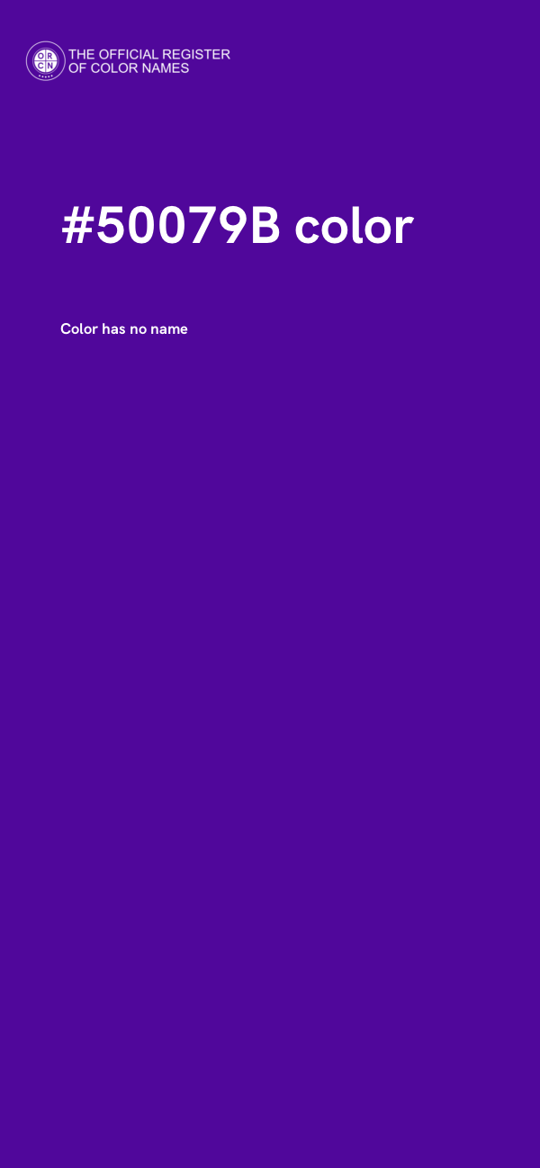 #50079B color image