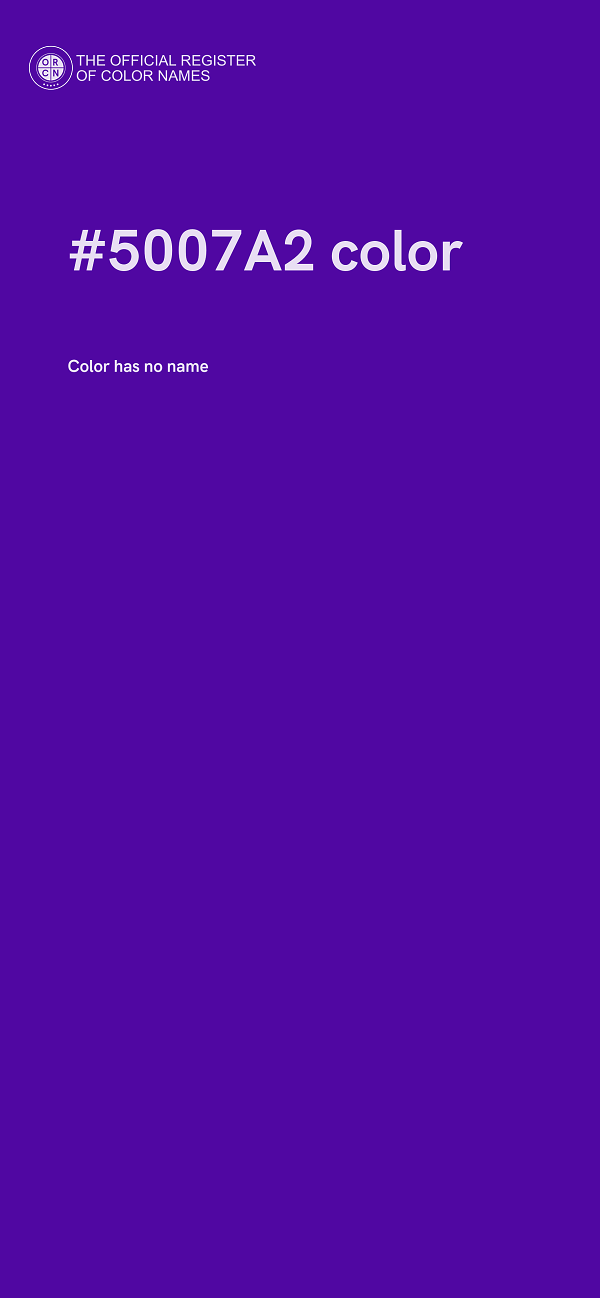 #5007A2 color image