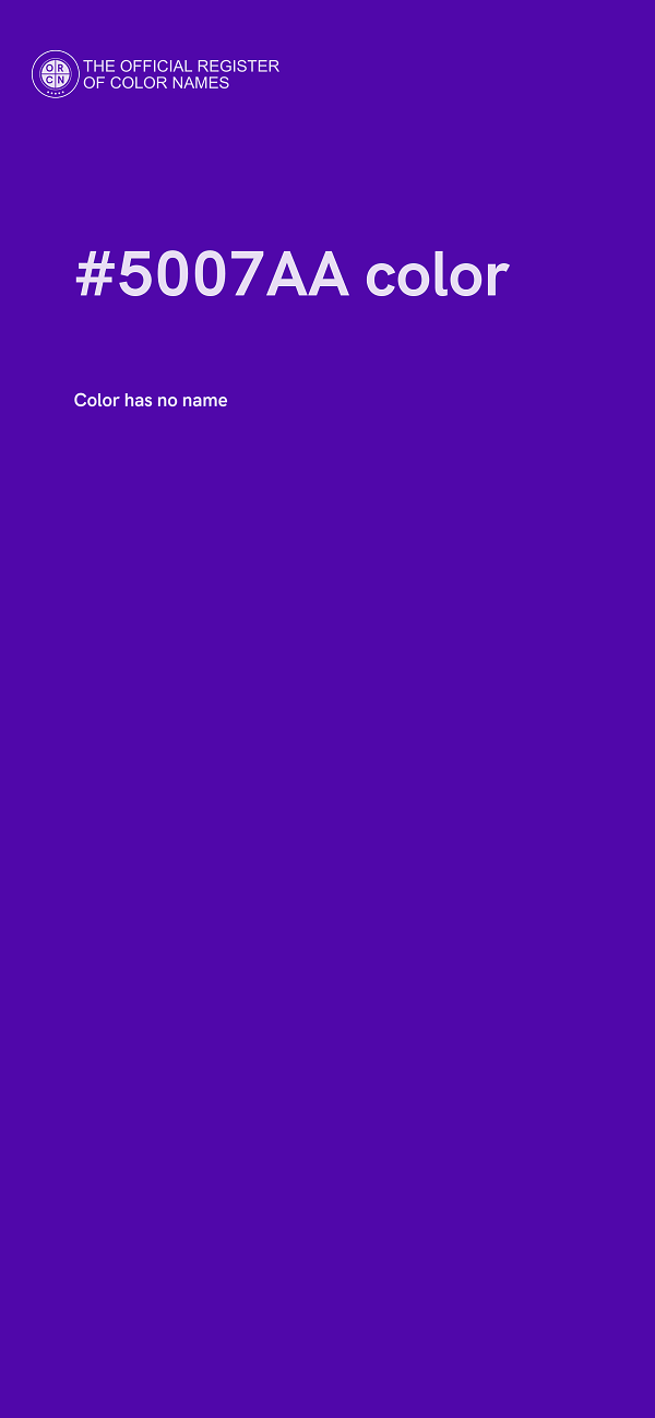#5007AA color image