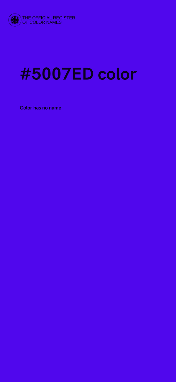 #5007ED color image