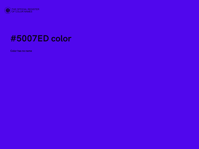 #5007ED color image