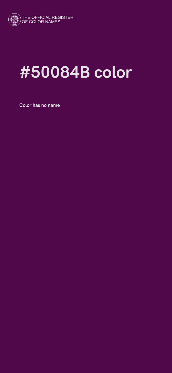 #50084B color image