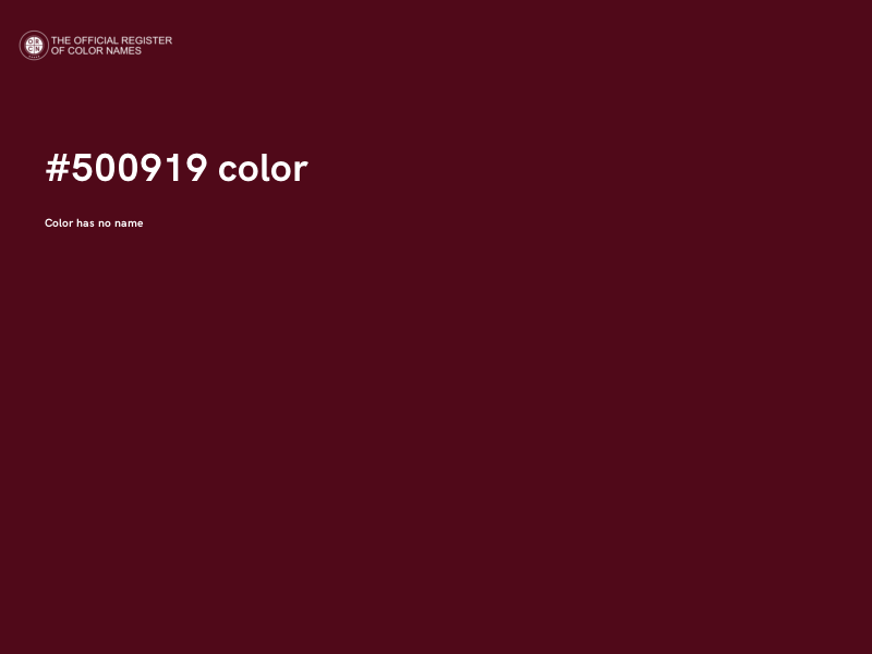 #500919 color image
