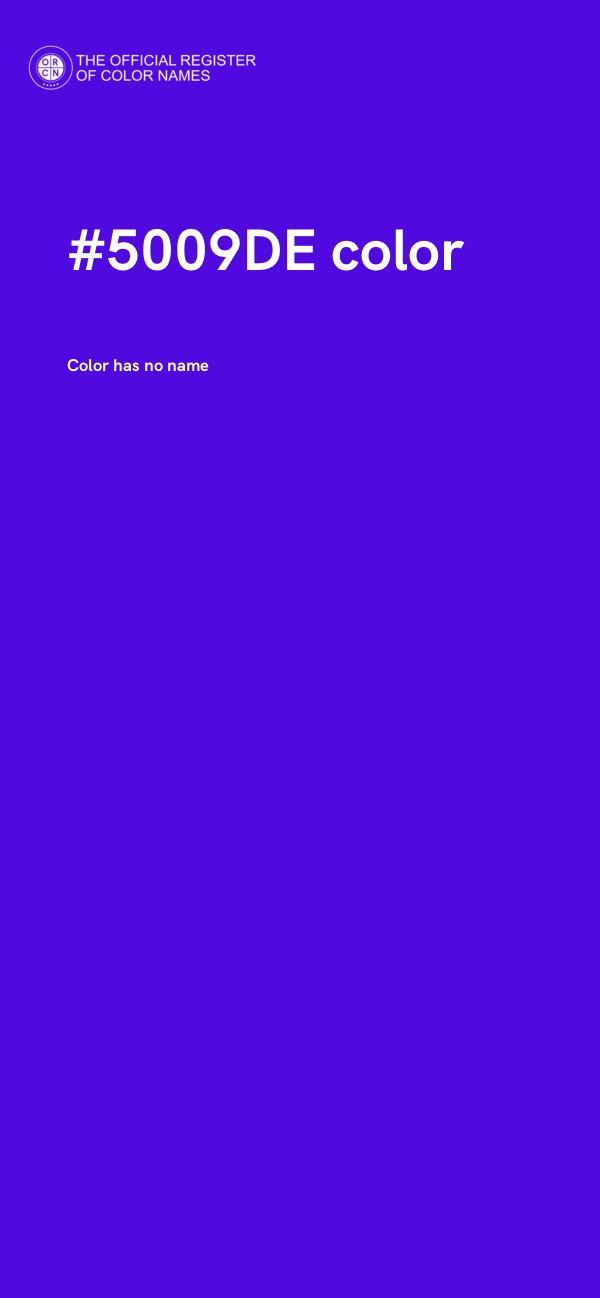 #5009DE color image