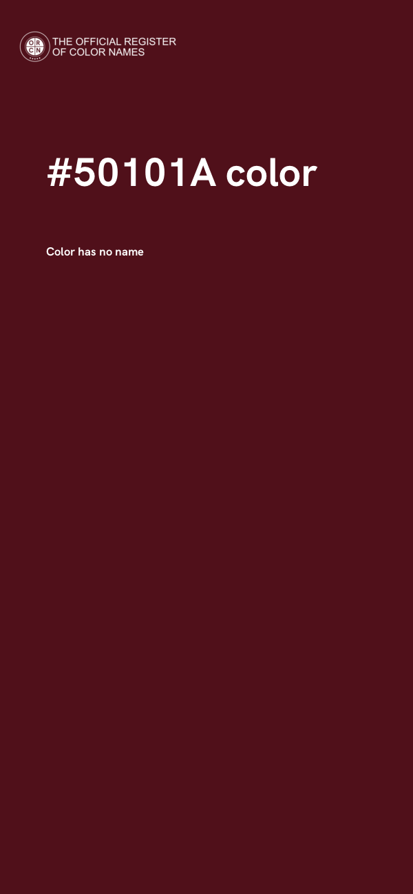 #50101A color image