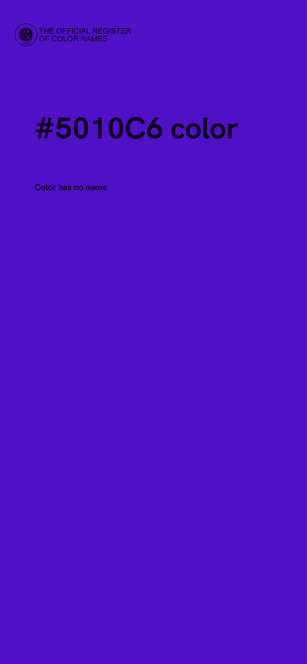 #5010C6 color image