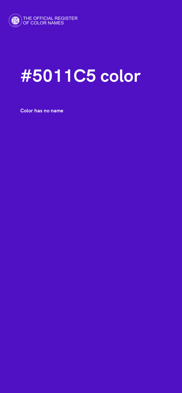 #5011C5 color image