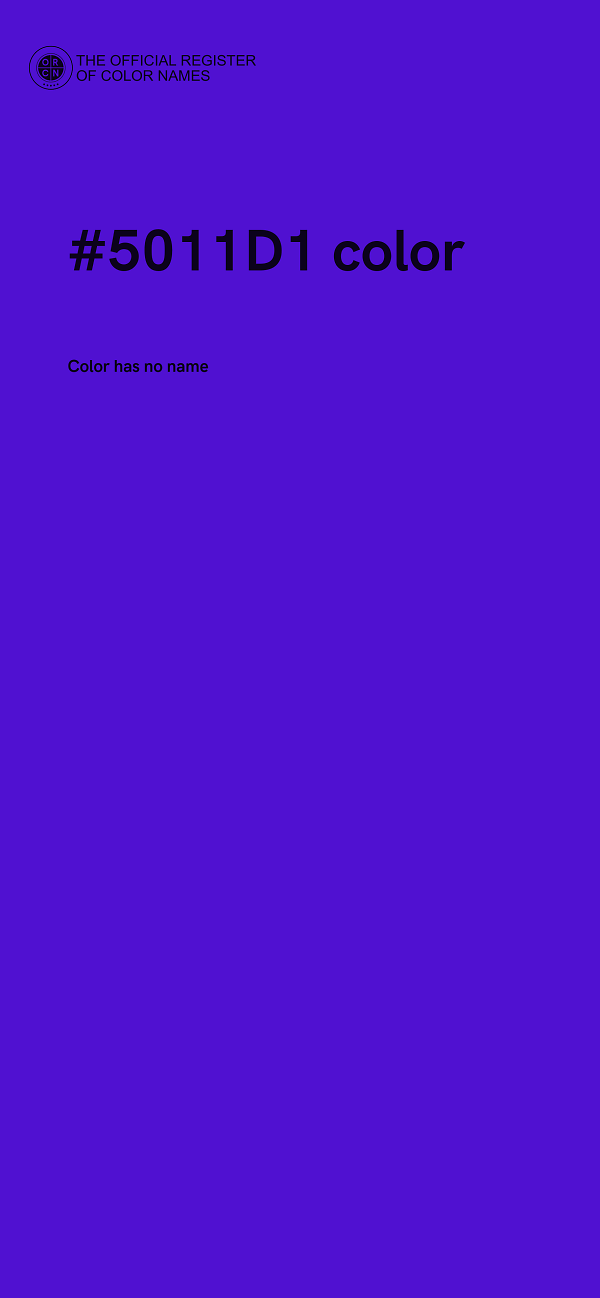 #5011D1 color image