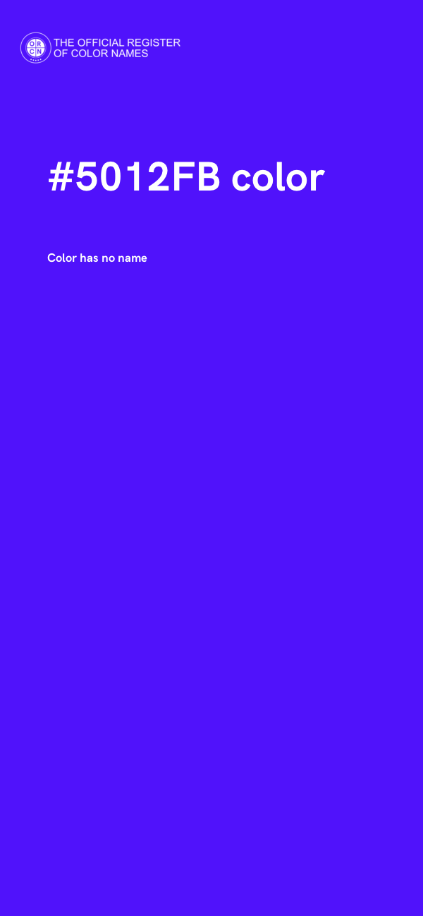 #5012FB color image