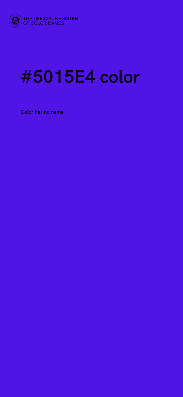 #5015E4 color image