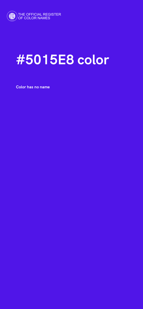 #5015E8 color image