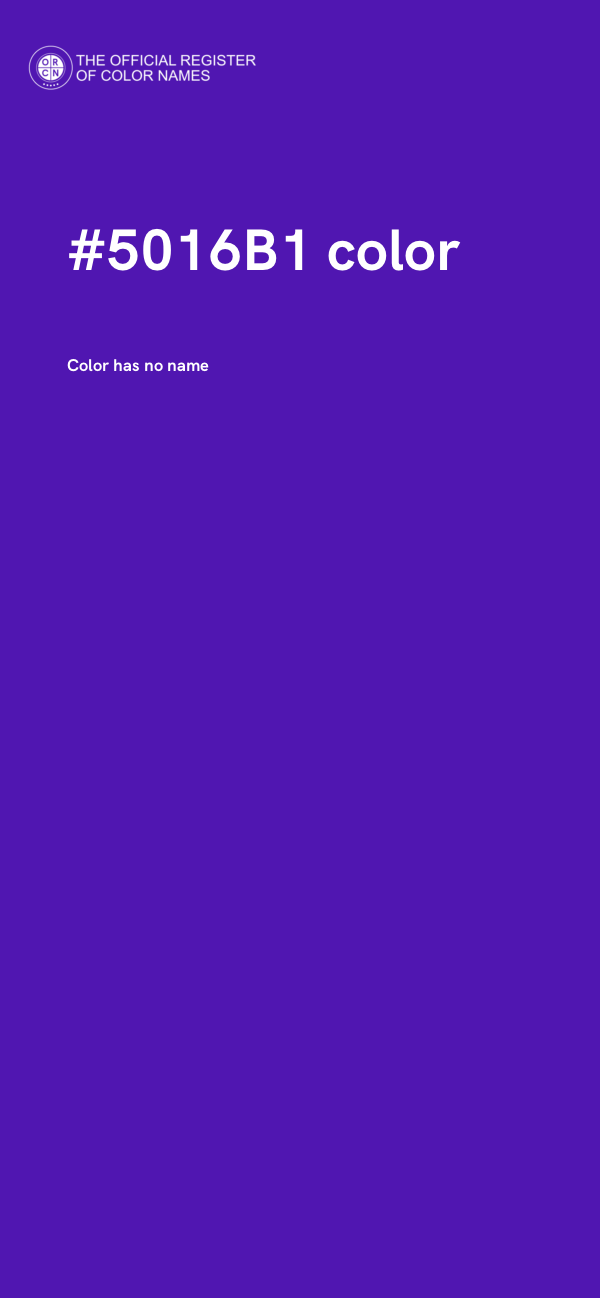 #5016B1 color image