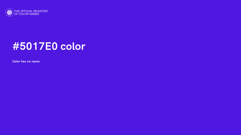 #5017E0 color image