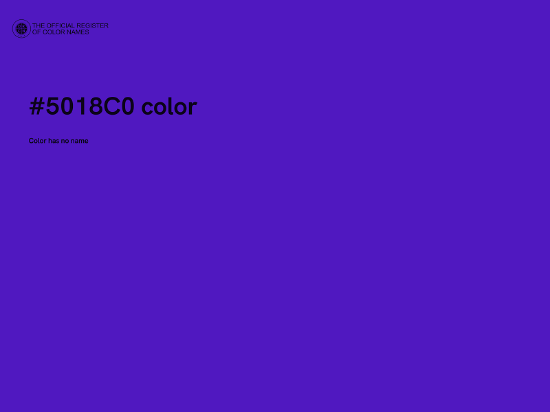 #5018C0 color image