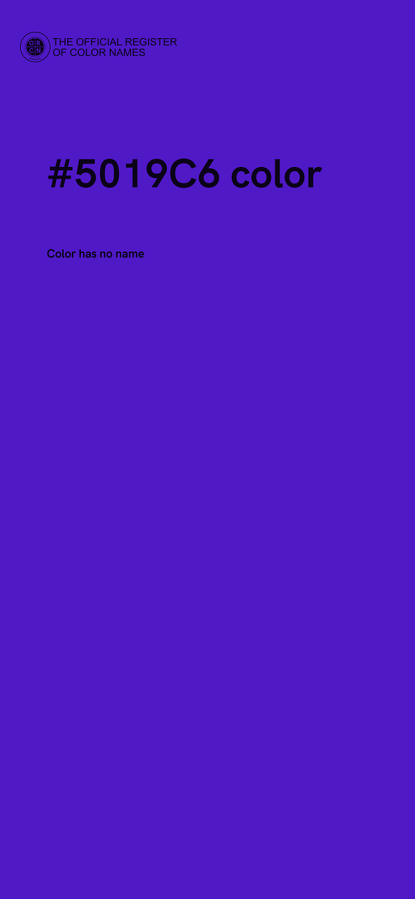 #5019C6 color image