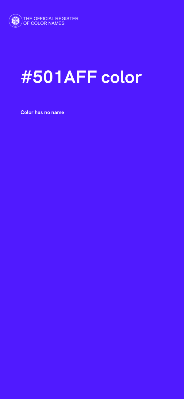 #501AFF color image